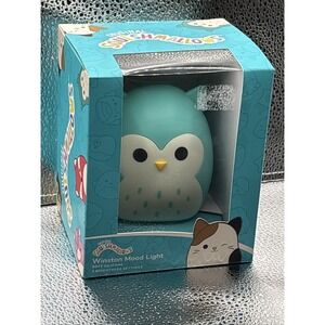 SQUISHMALLOWS Winston the Owl MOOD LIGHT Touch Control USB or Battery NEW Sealed